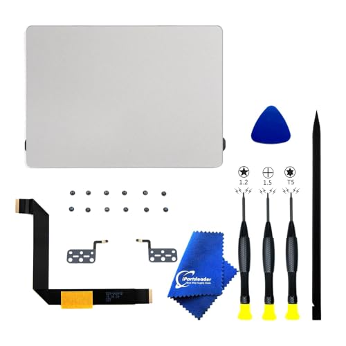 iPartsleader A1466 Trackpad with Flex Cable Replacement Compatible for MacBook Air 13-inch Touchpad 923-0438 923-00976 923-0441 593-1604-B (Mid 2013,Early 2014,Early 2015,Mid 2017)