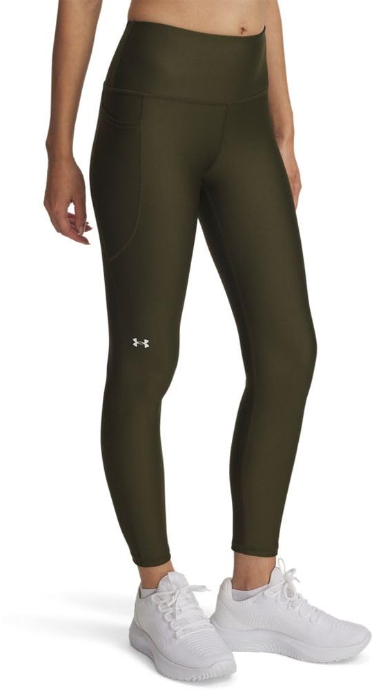 Under Armour Ua Womens Tech Hi Ankle Leg Expedition Green / / White Xs
