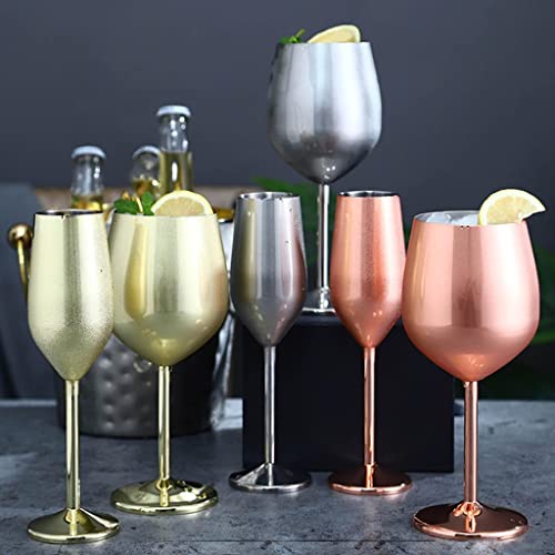 Copas de vino de acero inoxidable de alta gama para hostelería selecta 3