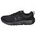 Under Armour Men's Charged Assert 10 Shoes, (002) Black/Black/Black, 12 X-Wide
