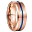 Rose Gold+Blue