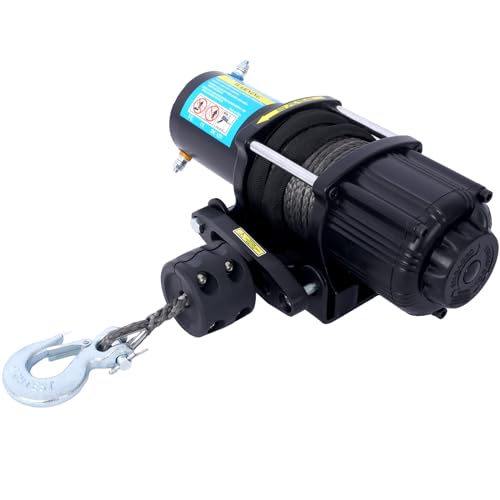 Winch eléctrico 3500 lb para ATV UTV 12V resistente al agua miniatura 6