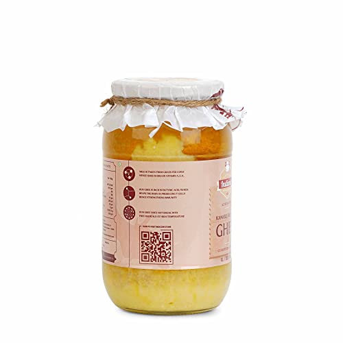 Image of Indicow Farms Pure Authentic A2 COw Ghee (1000ml(1ltr) | Natural| Preservative Free | Vedic Bilona