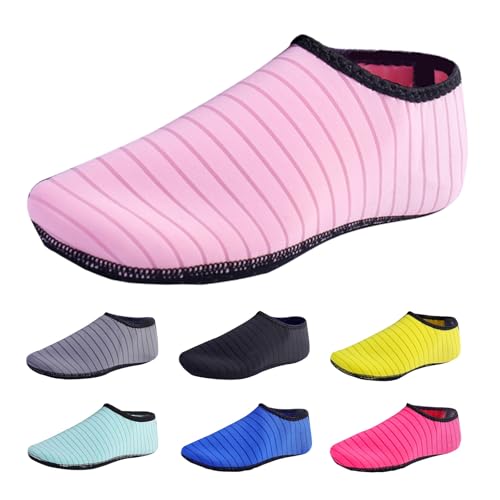 Generisch Zapatos de baño y agua para hombre: zapatos de playa para mujer || Zapatos de natación de secado rápido || Zapatos acuáticos transpirables || Zapatos de surf para hombre y mujer, gris, 36 EU
