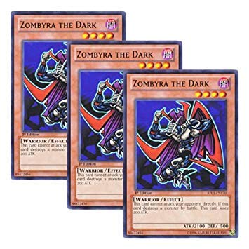 Amazon.co.jp: ☆ 3枚セット ☆遊戯王 英語版 BP01-EN120 Zombyra the
