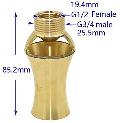 Rasensprenger Garten Sprinkler 1/2" 3/4" Landschaft Springbrunnen Sprinkler Düsen Ice Tower Zedern Kupfer Zier Sprinkler 5 Stück 802