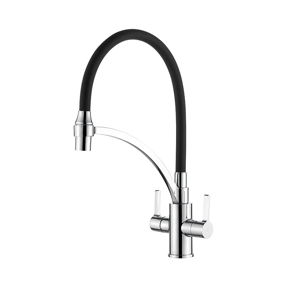 Ibergrif, Pull Out Kitchen Tap, Sink Mixer with Flexible Spout