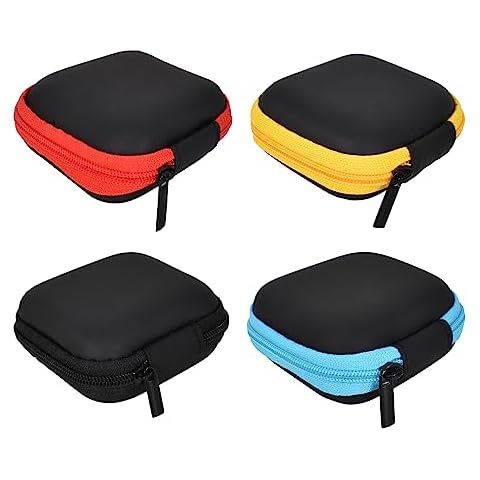 4Pcs Étuis de Rangement pour Écouteurs Cover