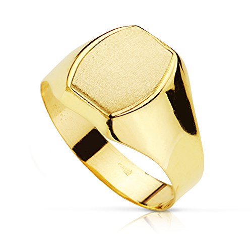 Chevalière Bague Hommes Davide Or Jaune 18 ct 750/1000