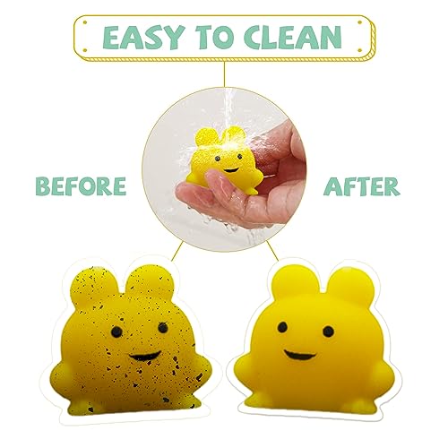 150 Pcs Kawaii Mochi Squishy Fidget Toys for Kids Ages 4-12 – Stress Relief and Party Favors for Valentine's Day and Easter Baskets