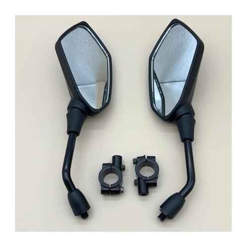 Espejos retrovisores universales de 10mm con soporte para manillar de moto y scooter eléctrico