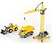 Polesie Jeu de Construction, Camion à Benne, Chargeuse sur pneus et Grue (dans Le Cadre de l’écran)