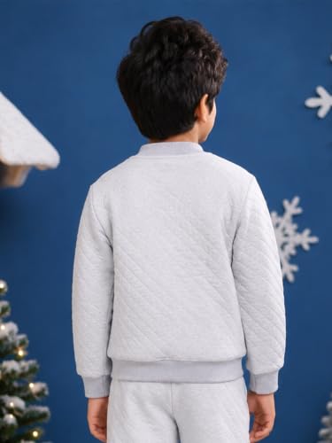 Image of KiddoPanti Boys & Girls Quilted Winter Jacket | 60% Cotton 40% Polyester Quilted Fabric | 2 Insert Pockets | Fron Zip Open | Kids Winterwear