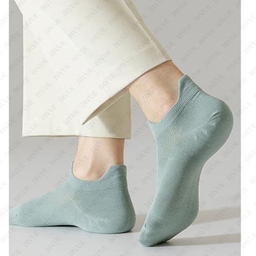 Image of DIVUE Ankle Length Socks for Men & Women | 6 Pair Multi Color Combo Pack | Soft Cotton Rich Fabric | Breathable, Sweat Absorbent & Durable | Comfortable Everyday Casual & Sports Socks