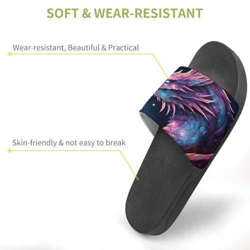 Dragon Galaxy House Sandals Non-Slip Bathroom Slippers Beach Summer Shoes for Men Women3