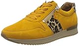 Farbe: Mango Gabor Damen Jollys 43.42 Sneaker, Gelb (Mango/Natur 13), 41 EU