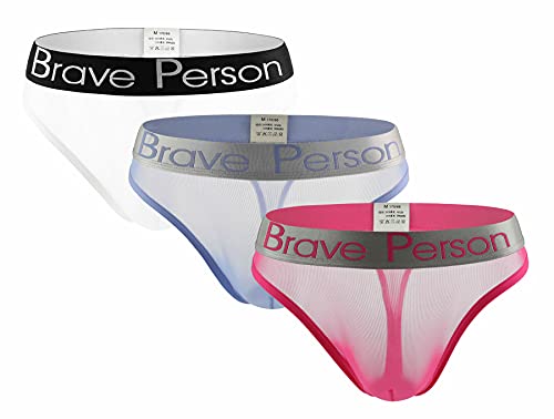 Superfine Mesh Underwear Men's Sexy Breathable Thong G-Strings B1185