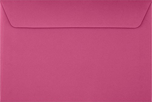 LUXPaper 6 x 9 Booklet Envelopes, Magenta Pink, 500 Qty