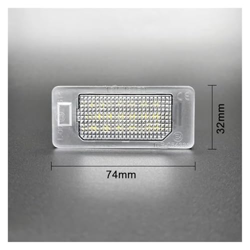 Lámpara matrícula trasera LED de recambio para coches A4 A7 TTRS Coupe 2011 2