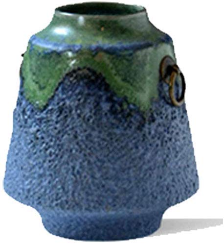Vase artisanat céramique avec design en grès et porcelaine de style vintage