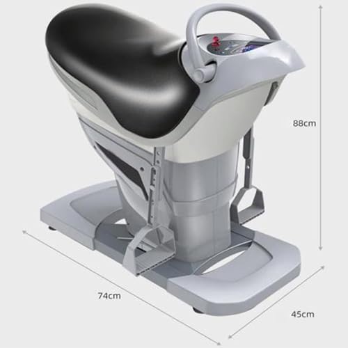 Máquina eléctrica para montar a caballo, máquina de fitness deportivo con regulación de velocidad de vibración de 20 niveles y pantalla LCD miniatura 5
