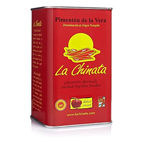 La Chinata. Sweet Smoked Paprika Powder. 750g (1.65lb) tin. Cover