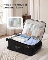 LOVEVOOK Carry On Luggage 22x14x9 - Airline Approved Spinner Suitcase — image 4