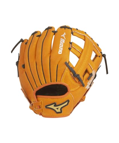 MIZUNO(ミズノ) 野球 ソフトボール WILD KIDS ワイルドキッズ 少年軟式用グローブ 3S クリアオレンジ 左投げ