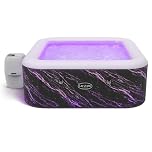 Lay-Z-Spa Florence Airjet Hot Tub with Built In LED Light System, 140 AirJet Massage System Inflatable Hot Tub With Freeze Shield Technology, 4-6 Person