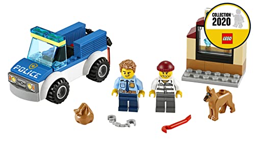 Image of LEGO 60241 City 4+ Police Dog Unit with Car&Dog Figure for Kids (Multicolor,4+ Yrs Old), 67 Pcs
