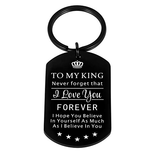 Birthday Christmas Gifts for Boyfriend Husband Gifts Valentines Anniversary I Love You Gifts for Him Men Boyfriend Keychain