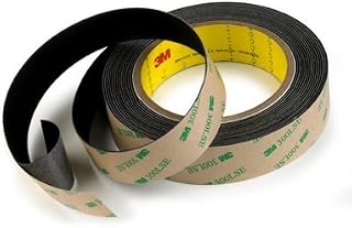 3M GM400 Black Gripping Tape, 1" Width x 6yd Length (1 roll)