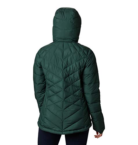 Image of Columbia Women's Omni-Heat Reflective Heavenly Hooded Hiking & Trekking Down Standard Length Jacket