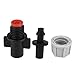 immagine 550 Pezzi Grigio Ugelli Nebulizzanti Atomizzatore a Sprinkler per Sistema di Irrigazione a Goccia per Giardino Ugello di Irrigazione Micro Testa di Nebbia