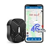 Winnes GPS Tracker for Vehicles 4G LTE Car Tracker Device Hidden up to 100 Days Long Battery Rastreador GPS para Carros Strong Magnetic Tracker Device for Vehicles Fleet Trailer Anti Theft TK905B