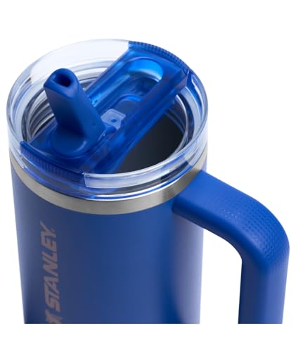 Image of STANLEY Quencher ProTour Flip Straw Tumbler with Leakproof Lid 30 oz | Built-in Straw and Handle | Cup Holder Compatible for Travel | insulated Stainless Steel Cup | BPA-Free | Royal Blue