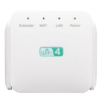 UJEAVETTE 300Mbps Wireless WiFi Repeater Router 2.4G WiFi Signal Amplifier Ukplug
