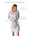 Kindred Bravely Emmaline Maternity & Nursing Robe Hospital Bag/Delivery Essential (Grey, Small/Medium)