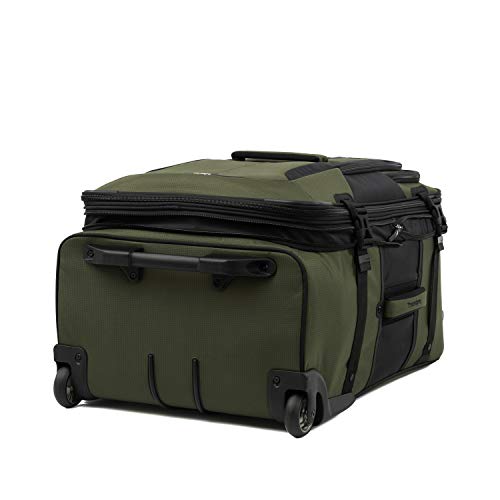 Travelpro Unisex-Adult Bold Softside Expandable Rollaboard Upright Luggage, Olive/Black, Checked-Large 28-Inch2