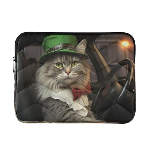Funda para Portátil 13-14 Pulgadas Impermeable con Diseño de Gatos