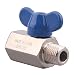 DERNORD Stainless Steel Mini Ball Valve NPT Thread (1/4" Female&Male)