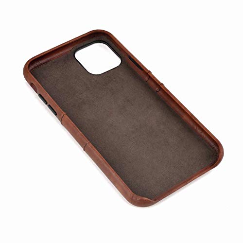 Dockem CS CD I61-11 BN EXEC M2 Wallet Case For Iphone 11: Built-In Metal Plate For Magnetic Mounting & 2 Credit Card Holders  thumb #8