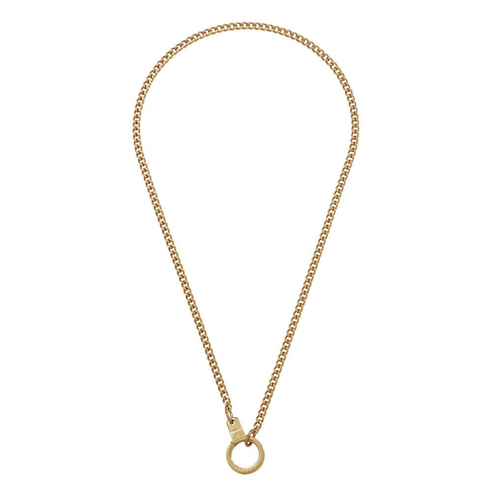 Air & Anchor Cuff Keeper Front Clasp Necklace, Ring Keeper Necklace Women & Men, Water/Sweat Resistant, Tarnish Proof & Hypoallergenic in Polished