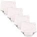 Luvable Friends Baby Cotton Training Pants, White 4-Pack 4 Toddler (4T)