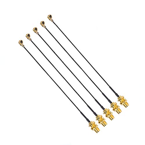 Câble pigtail IPX U.fl vers SMA Femelle 5cm avec conducteurs blindés pour Mini PCIe