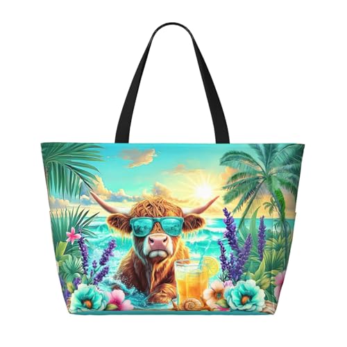 Bolso de playa impermeable grande para mujeres miniatura 7