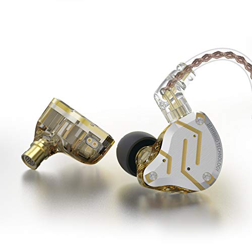 KZ ZS10�v�����^���w�b�h�Z�b�g4BA + 1DD�n�C�u���b�h10�h���C�o�[HIFI�x�[�X�C���t�H���C���C���[���j�^�[�w�b�h�z���X�|�[�c�m�C�Y�L�����Z�����O�C���z���i�}�C�N�t���A�O���A�S�[���h�j