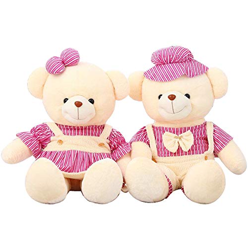 Soft stuffed toy Peluche Jouet Ourson câlin, 2 poupées Mignonnes avec des câlins, Coussins, Cadeaux d'anniversaire pour Enfants, Cadeaux de Mariage Cover