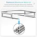 IFCASE Aluminum Desktop Mount Stand for Mac Studio, Mac mini M2, M1 - Improved Cooling, Desk Organization (Silver)