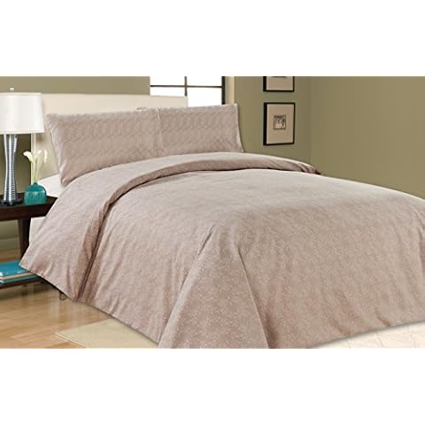 Sonia Moer Premium Duvet Cover Set Orchard Gardens (Single, Brown) Cover